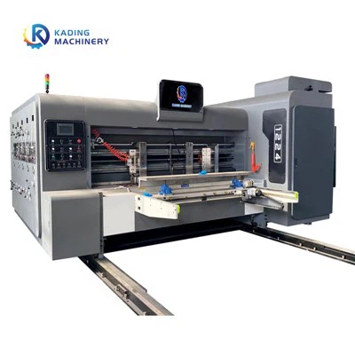 Flexo Multi Color Full Automatic Carton Box Printer Slotter Die Cutter Machine